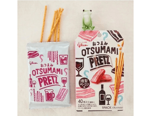 Хрустящие палочки Glico Pretz Otsumami Smoked Bacon, 24 гр