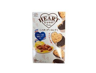 Fujiya Heart печенье с миндалем и маслом, 10 шт