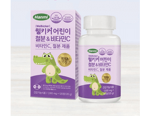Hanmi Health Welkiker Children's Iron & Vitamin C  Детский комплекс с железом и витамином С  на 120 дн, с 6 лет