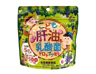 Unimat Riken Children's Oil Liver & Lactic Acid Bacteria  Витаминный комплекс с лактобактериями с 3 лет , 100 шт