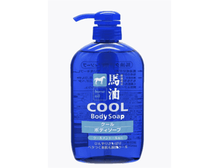 Kumano Cosmetics Horse Oil Cool Body Soap Жидкое охлаждающее мыло для тела с лошадиным маслом, 600 мл