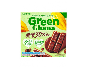 Шоколад Green Ghana 30% less sugariness, 48 гр, 6 шт
