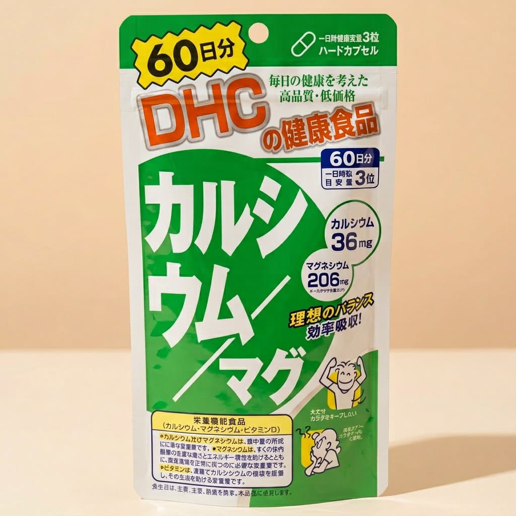DHC Кальций, Магний, Витамин D3 (на 60 дней)