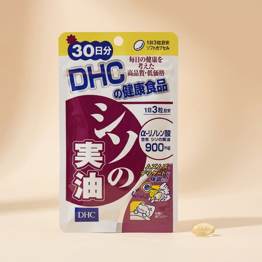 Капсулы с маслом семян периллы DHC Perilla Seed Oil (30 дней)