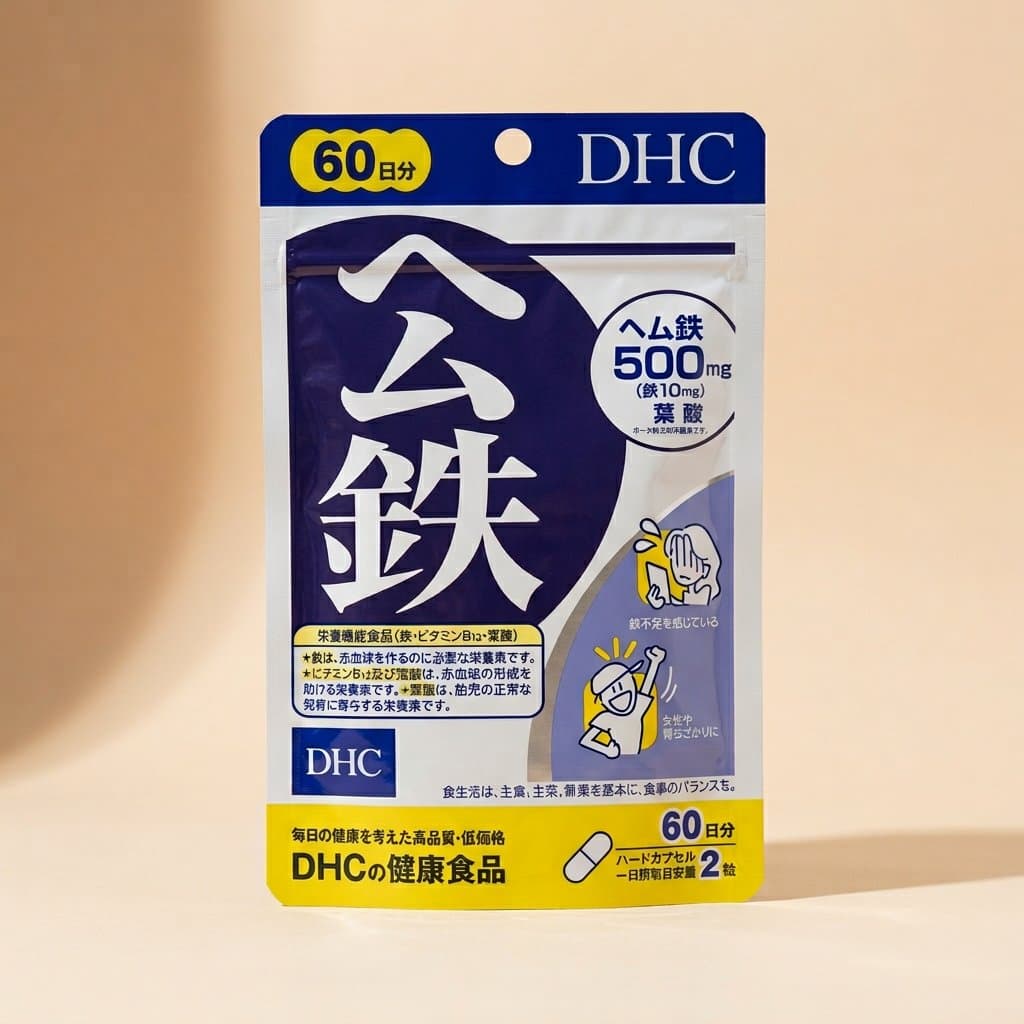 Гемовое железо DHC (60 дней, 120 капсул)