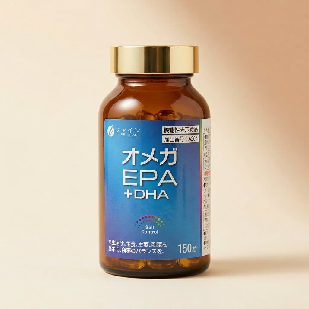 Комплекс Омега-3 EPA + DHA для укрепления иммунной и кровеносной системы Fine Japan Omega EPA + DHA 25 дней