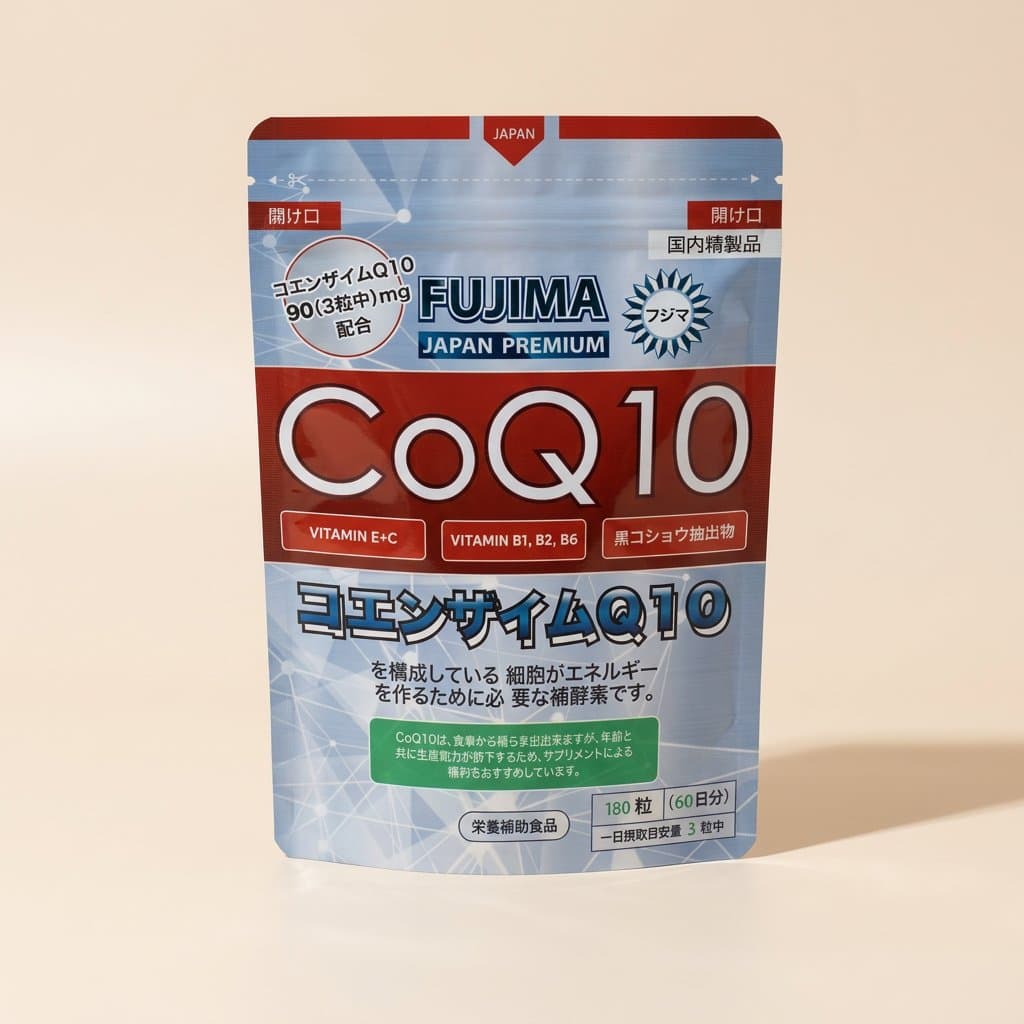 Коэнзим Q10 FUJIMA CoQ10 + Vitamin Complex (180 капсул)