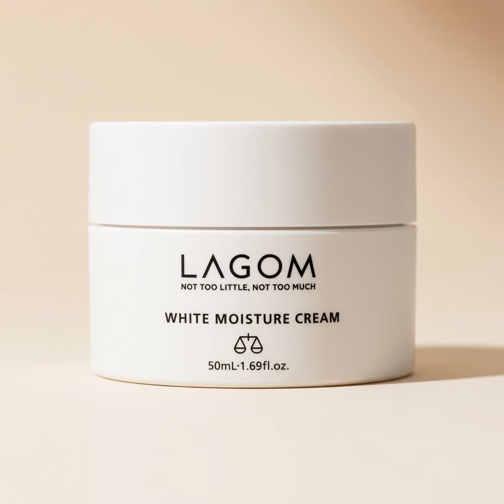Увлажняющий крем для выравнивания тона Lagom White Moisture Cream