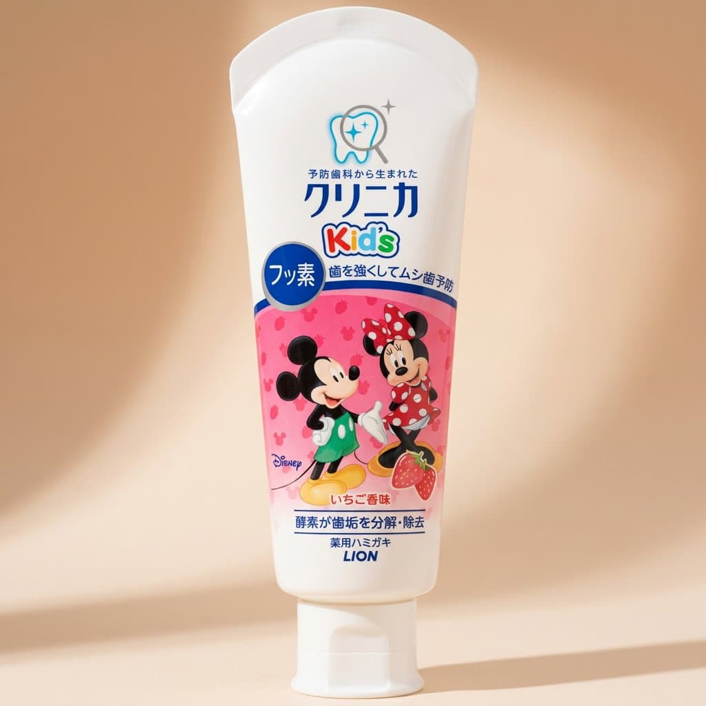 Lion Clinica Kids Toothpaste Детская зубная паста Свежая клубника 60г