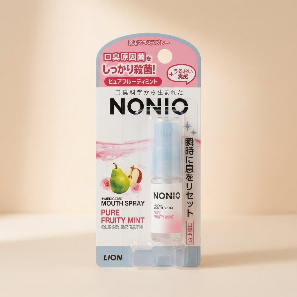 Освежитель для полости рта с ароматом фруктов и мяты "Lion" Nonio Pure Fruity Mint 5 мл.