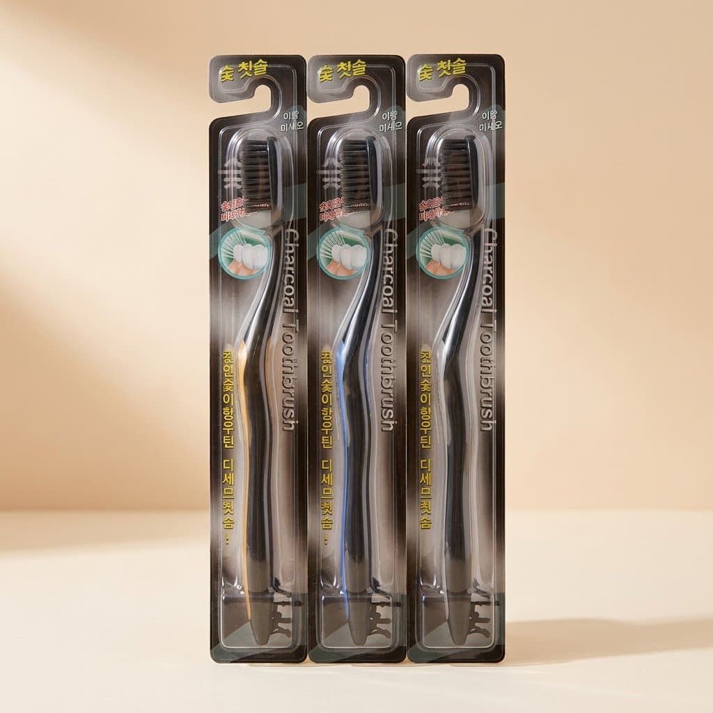 Зубная щётка с углем Mashimaro Ion Ag Toothbrush (1 шт)