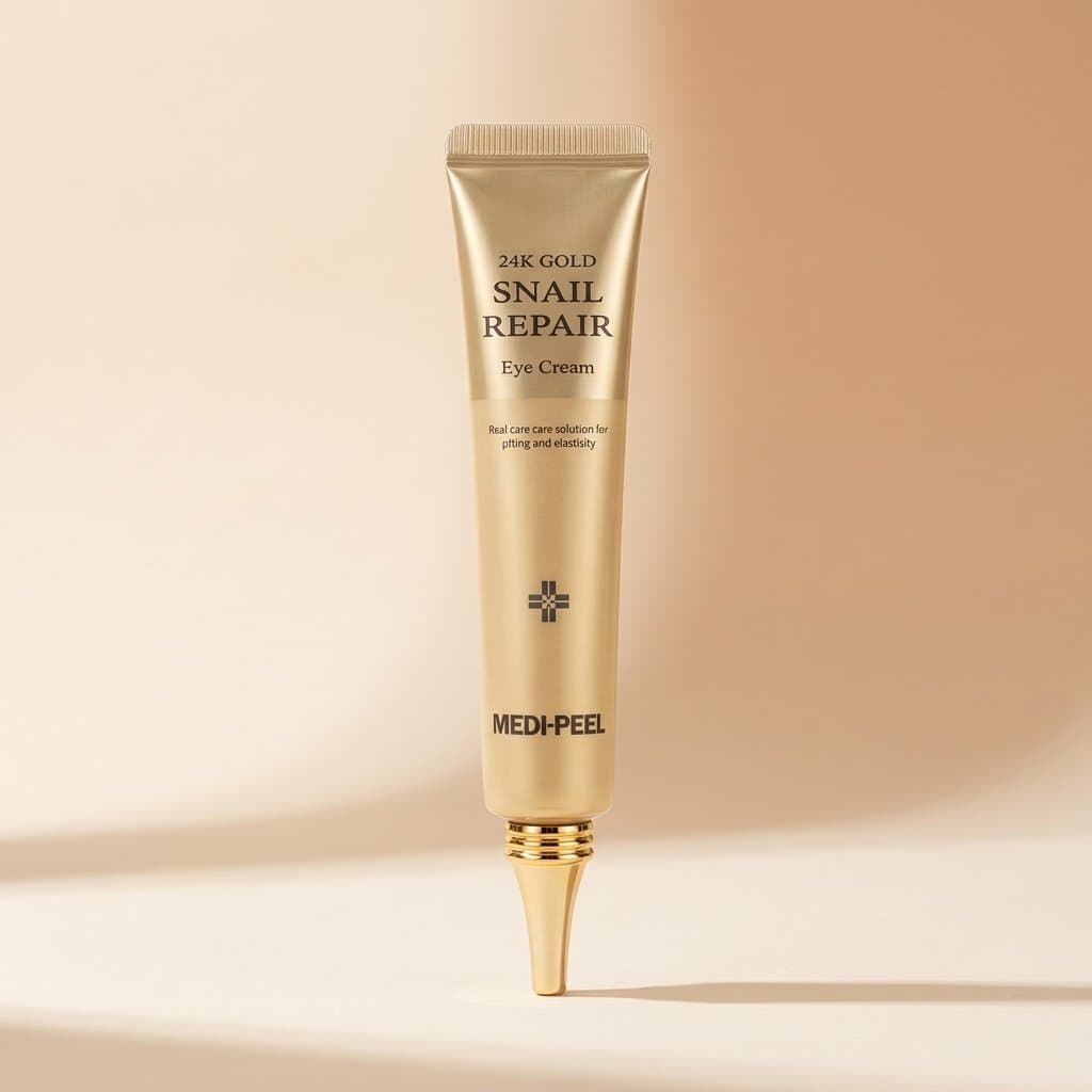 Регенерирующий крем для век с золотом и муцином улитки Medi-Peel 24K Gold Snail Repair Eye Cream 40мл