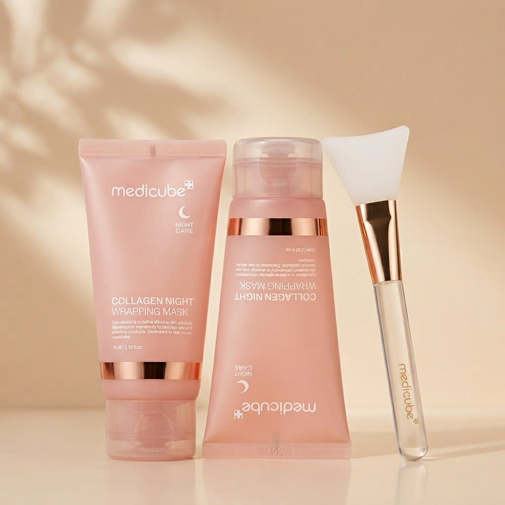 Medicube Collagen Night Wrapping Mask  Разглаживающая ночная маска-плёнка с коллагеном, 75 мл
