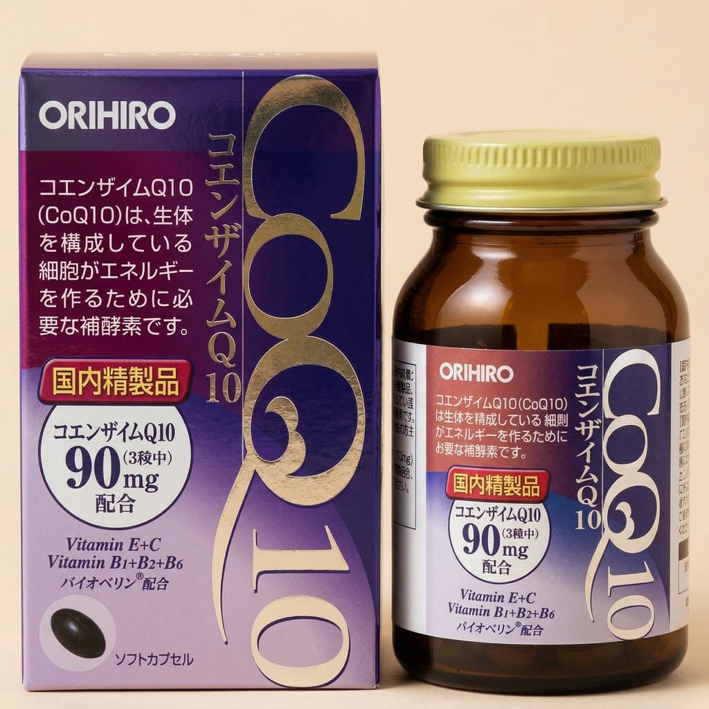 Orihiro Coenzyme Q10 Комплекс с коэнзимом Q10 и витаминами  на 30 дней