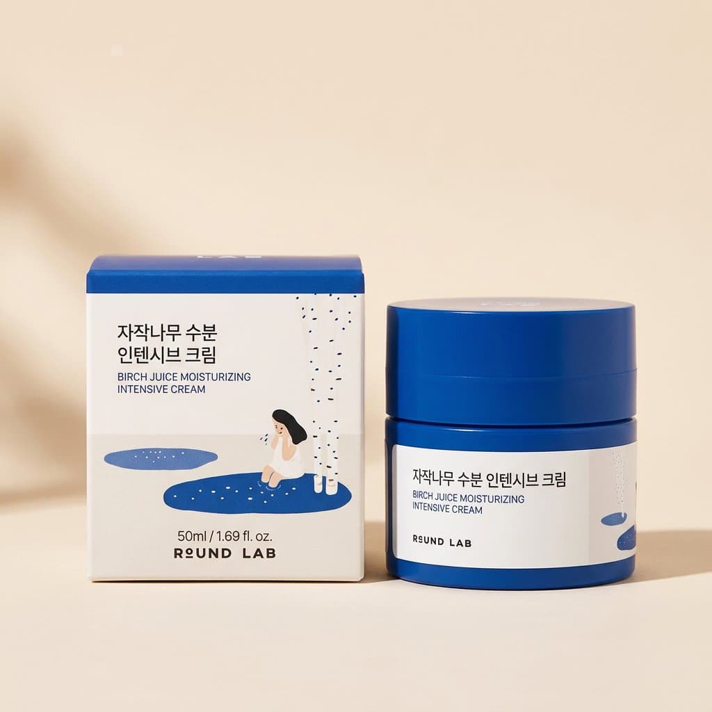 Интенсивный увлажняющий крем с берёзовым соком Round Lab Birch Juice Moisturizing Intensive Cream, 50 мл