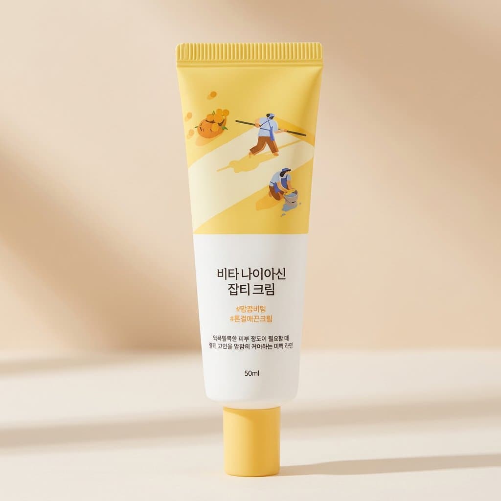 Осветляющий крем с ниацинамидом Round Lab Vita Niacinamide Dark Spot Cream 50 мл | Уход за лицом — купить в CosmetikaLux
