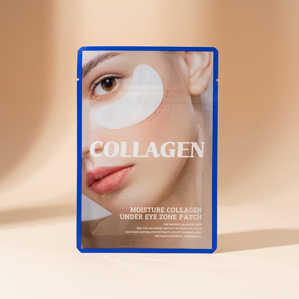 Увлажняющие коллагеновые патчи для зоны вокруг глаз Tenzero Moisture Collagen Under Eye Zone Patch (30 шт)