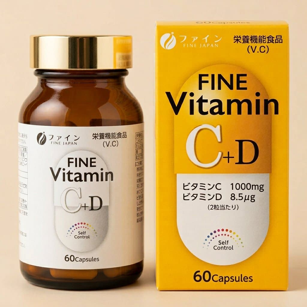 Витамины C + D для поддержания красоты и здоровья (60капсул на 30дней)