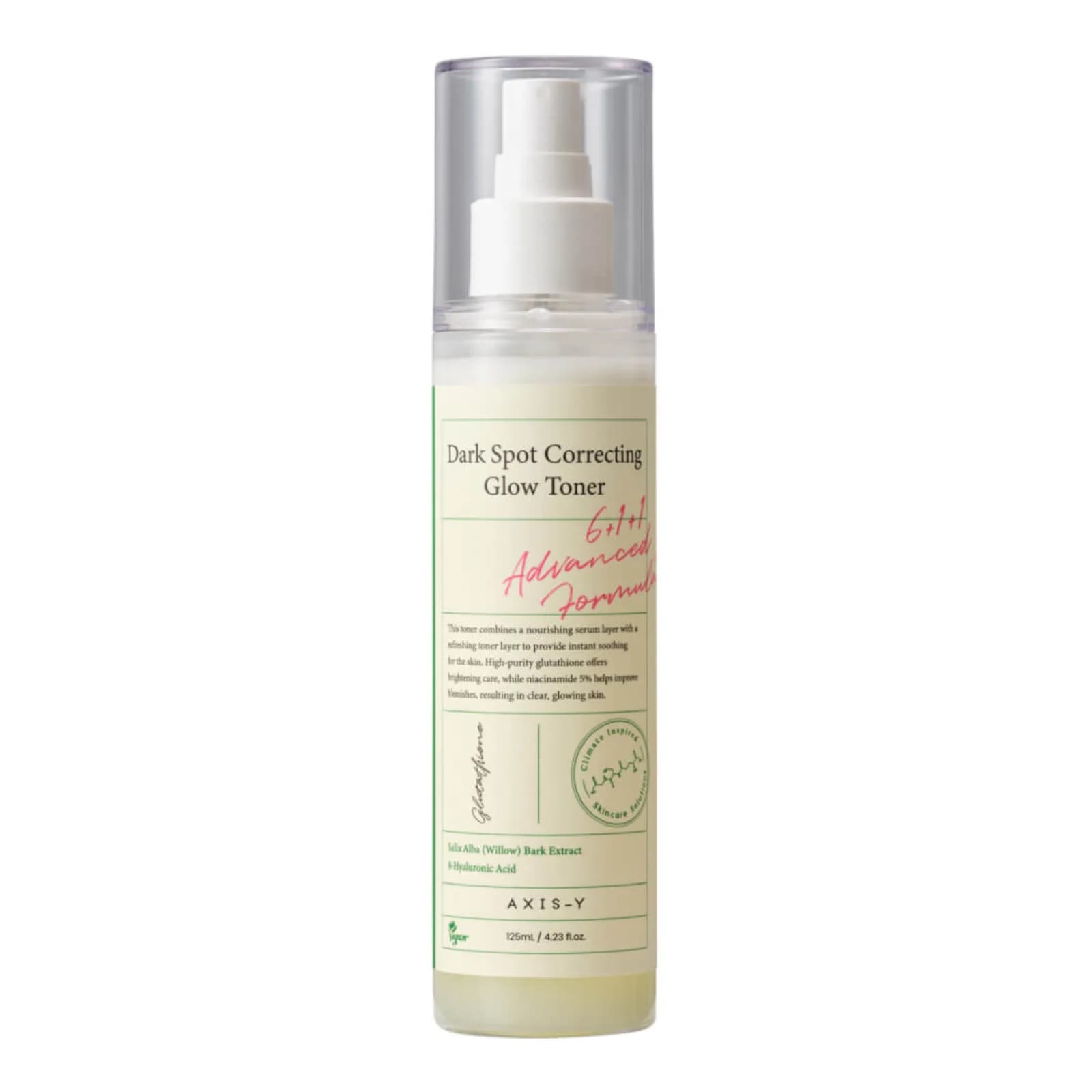 Осветляющий тонер-мист для ровного тона AXIS-Y Dark Spot Correcting Glow Toner 125мл