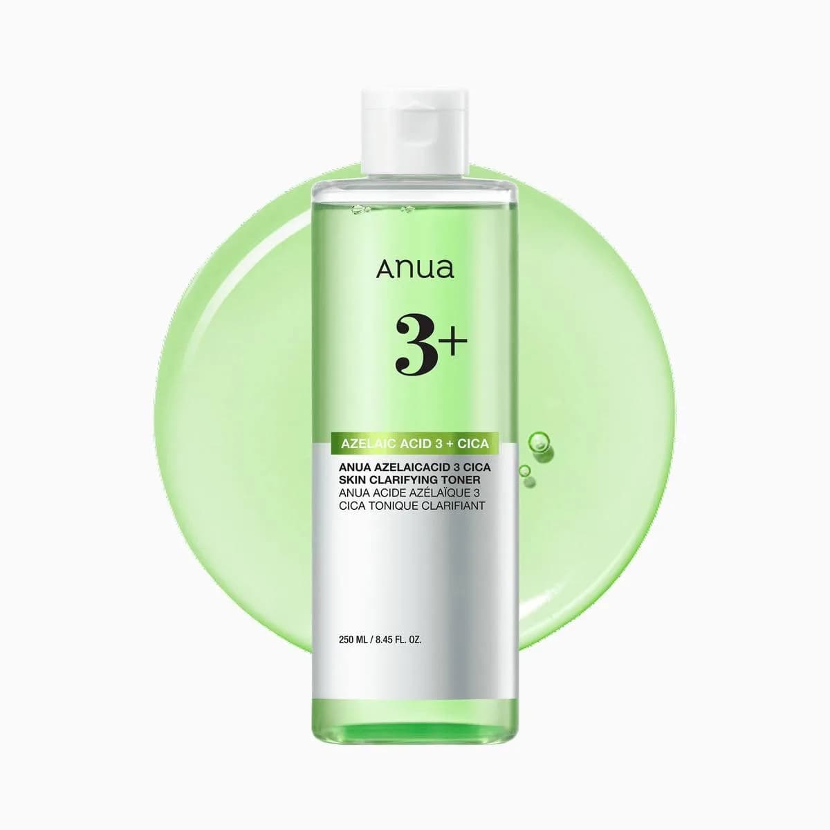 Тоник с 3% азелаиновой кислоты и центеллой Anua Azelaic Acid 3 Cica Skin Clarifying Toner 250 мл