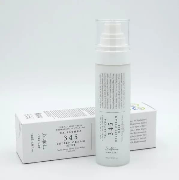 Успокаивающий мист с гидролатом риса и пантенолом Dr. Althea 345 Relief Cream Mist 100мл