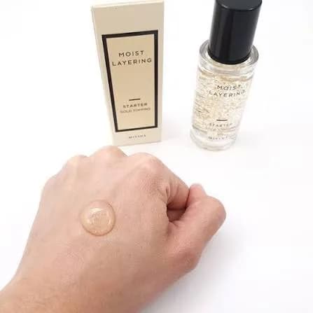 Основа под макияж missha moist layering starter (gold topping) — миниатюра 2