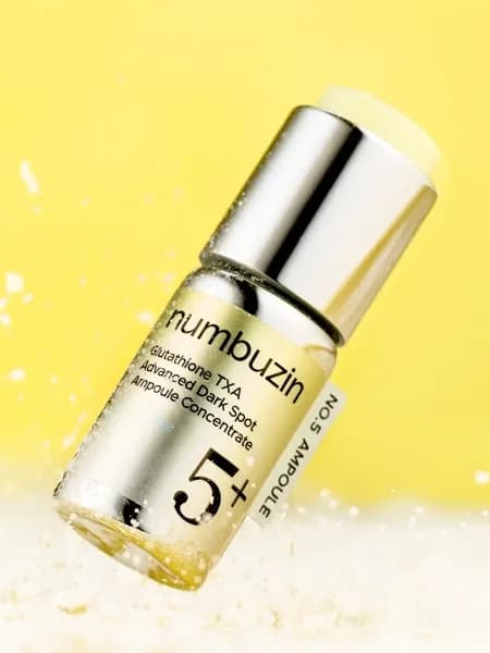 Двухкомпонентная концентрированная ампула против пигментации Numbuzin No.5 Glutathione TXA Advanced Dark Spot Ampoule Concentrate