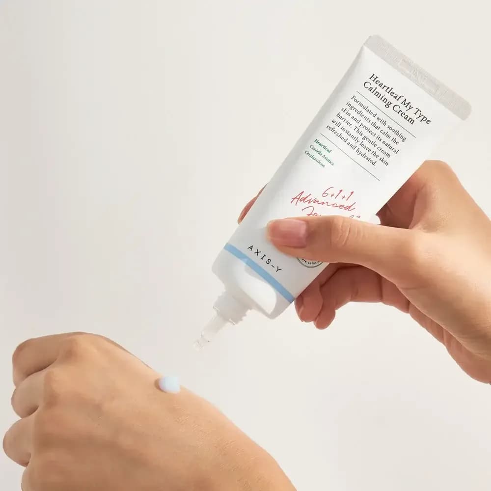 Успокаивающий крем-гель с хауттюйнией AXIS-Y Heartleaf My-Type Calming Cream — миниатюра 2