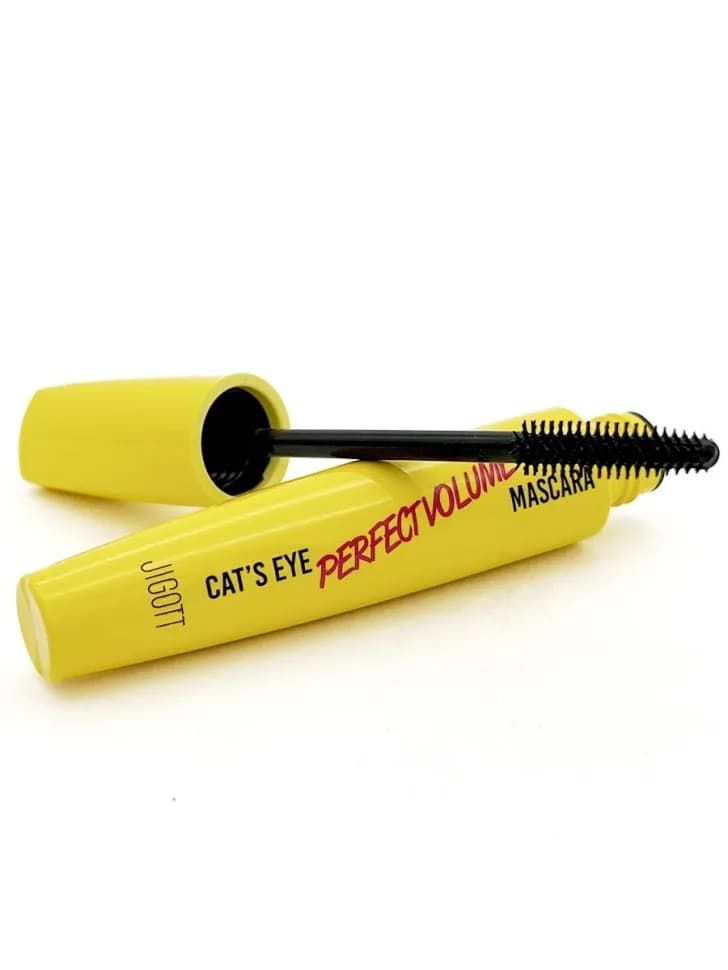 Объемная влагостойкая тушь для ресниц Jigott Cat's Eye Perfect Volume Mascara — миниатюра 2