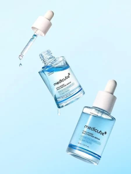 Двухфазная лифтинг-сыворотка с пептидами и ПДРН Medicube Hyaluronic Multi Peptide Serum — миниатюра 2