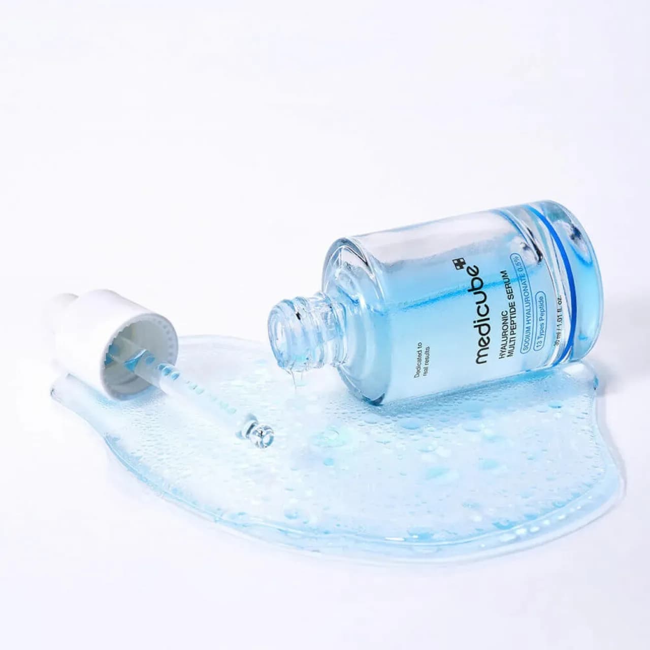 Двухфазная лифтинг-сыворотка с пептидами и ПДРН Medicube Hyaluronic Multi Peptide Serum — миниатюра 3