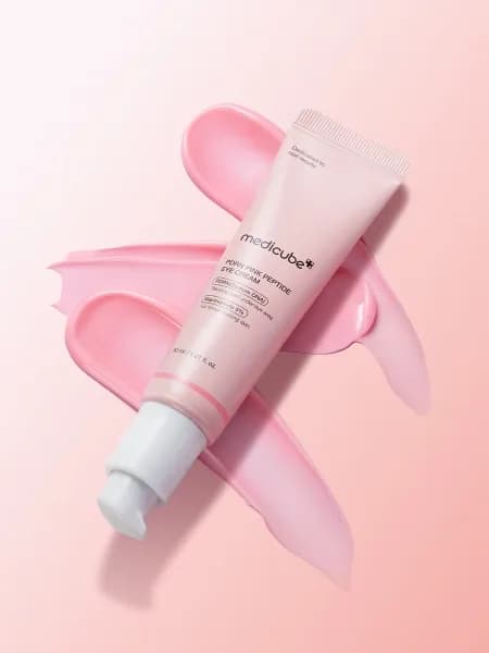 Осветляющий крем для век с ПДРН и розовыми пептидами Medicube PDRN Pink Peptide Eye Cream — миниатюра 4