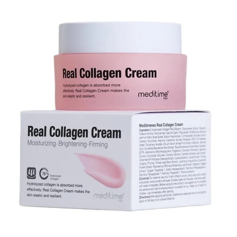 Коллагеновый лифтинг-крем для упругости кожи Meditime NEO Real Collagen Cream — миниатюра 3