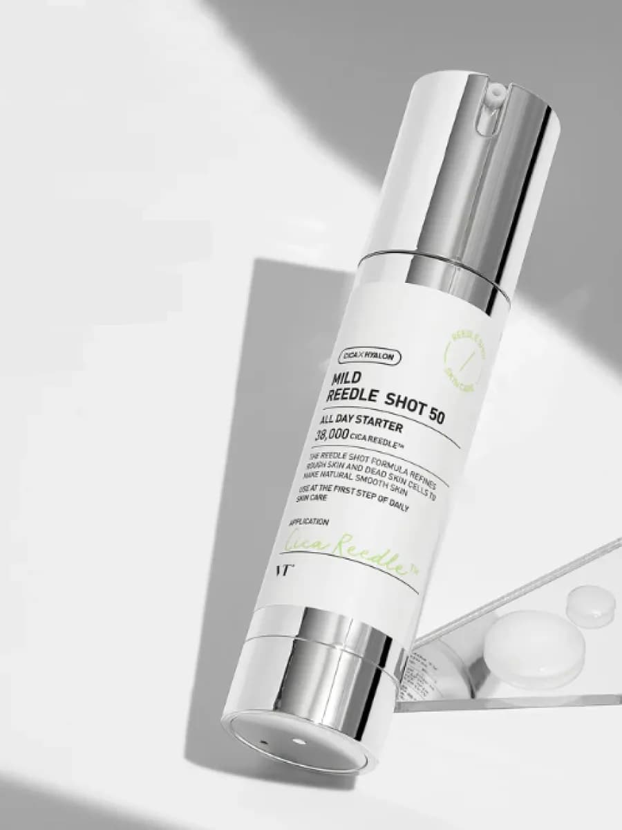 Деликатная бустер-сыворотка для лица с микроиглами VT Cosmetics Mild Reedle Shot 50