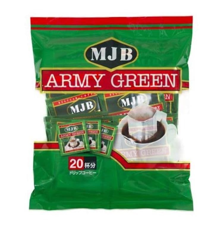 MJB Army Green DP Coffee Молотый кофе в дрип-пакетах, 20 шт