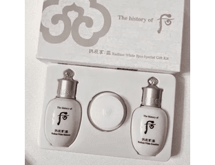 The History of Whoo Gongjinhyang Seol Radiant White 3 Set набор миниатюр