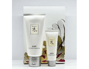 The Saga of Xiu Очищающая пенка (180мл) и пилинг (40мл) для лица Pure White Cleansing Foam set