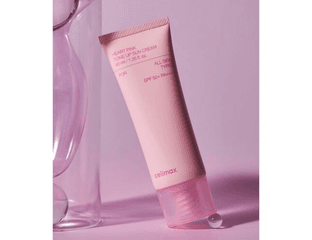 Выравнивающий солнцезащитный крем для сияния кожи Celimax Heart Pink Tone Up Sun Cream SPF50+ PA++++ 40мл