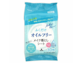 "Kyowa" Салфетки влажные для снятия макияжа с морским коллагеном, 30шт