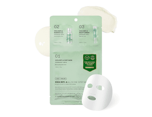 VT Cosmetics Cica Reti-A Трёхступенчатый набор для сужения пор с ретинолом , 1шт.
