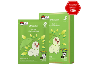 JMSOLUTION STAMP IN HEARTLEAF MASK POKEMON Тканевая маска с экстрактом хауттюйнии