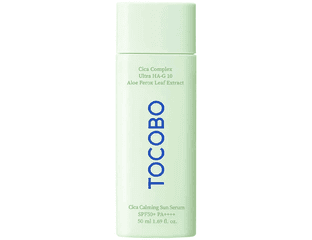 Успокаивающая солнцезащитная сыворотка Tocobo Cica Calming Sun Serum SPF50+ PA++++