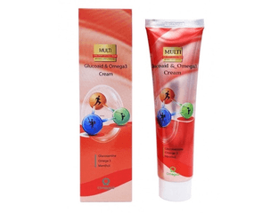 Охлаждающий крем для тела глюкозамин омега 3 и ментол Multi Glucoaid Omega 3 Menthol Body Relax 165мл