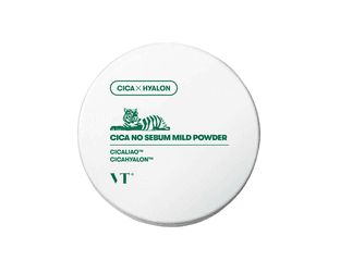 Рассыпчатая пудра с центеллой от жирного блеска VT Cosmetics Cica No Sebum Mild Powder
