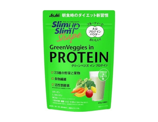 Протеиновый коктейль с овощами и фруктами Asahi Slim up Slim Green Veggies in Protein (300 г)