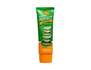 Солнцезащитный крем для лица и тела с алоэ FarmStay Aloevera Perfect Sun Cream SPF50+ PA+++