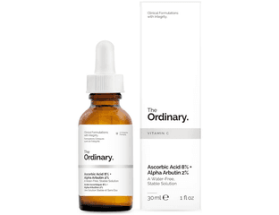 Осветляющая сыворотка с витамином С и арбутином The Ordinary Ascorbic Acid 8% + Alpha Arbutin 2% 30