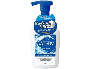 "Gatsby Facial Wash Smooth Whip" Мужской мусс для умывания для жирной и проблемной кожи, с ароматом цитрусов, 150 мл.