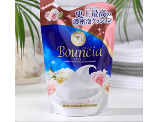COW Увлажняющее мыло для тела со сливками, коллагеном и ароматом цветов Milky Body soap Bouncia, 360 мл. (м/у)
