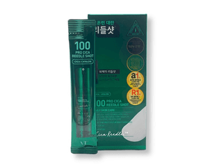 Бустер с микроиглами с комплексом центеллы VT COSMETICS PRO CICA REDDLE SHOT 100 STICK (2мл * 10шт)